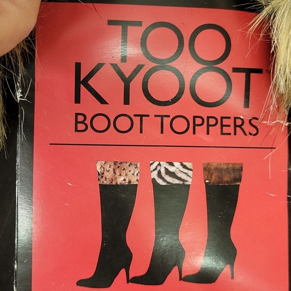 Too Kyoot Boot Toppers Faux Fur - Picture 1 of 4